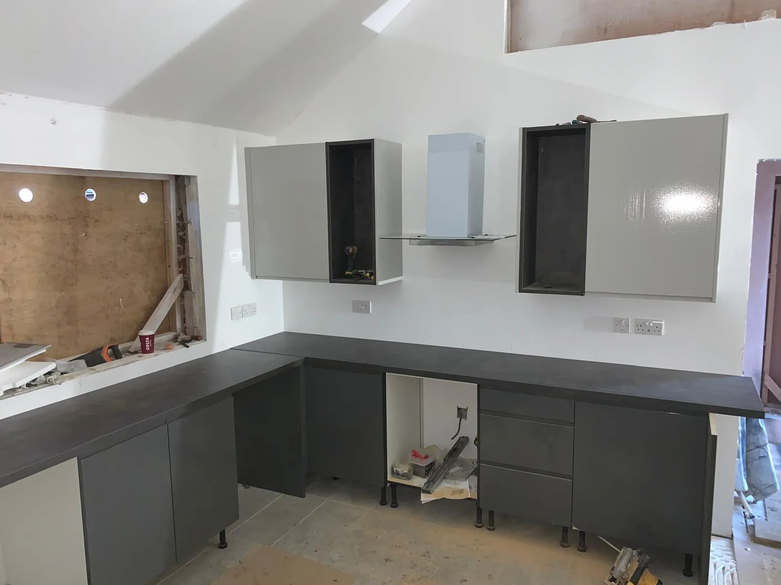 Open plan Kitchen fit Necton, Norfolk